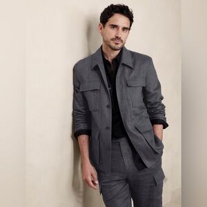 BANANA REPUBLIC ASILOMAR LINEN JACKET